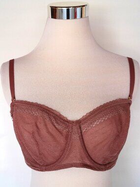 Victoria's Secret Incredible unlined bra Size 36D Rose Shimmer